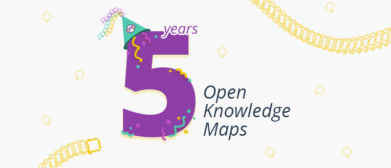 Five years Open Knowledge Maps