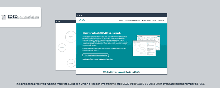 CoVis project funded by EOSCSecretariat